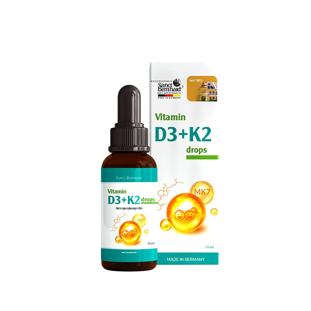 Vitamin D3+K2 drops Sanct Bernhard 10 ml
