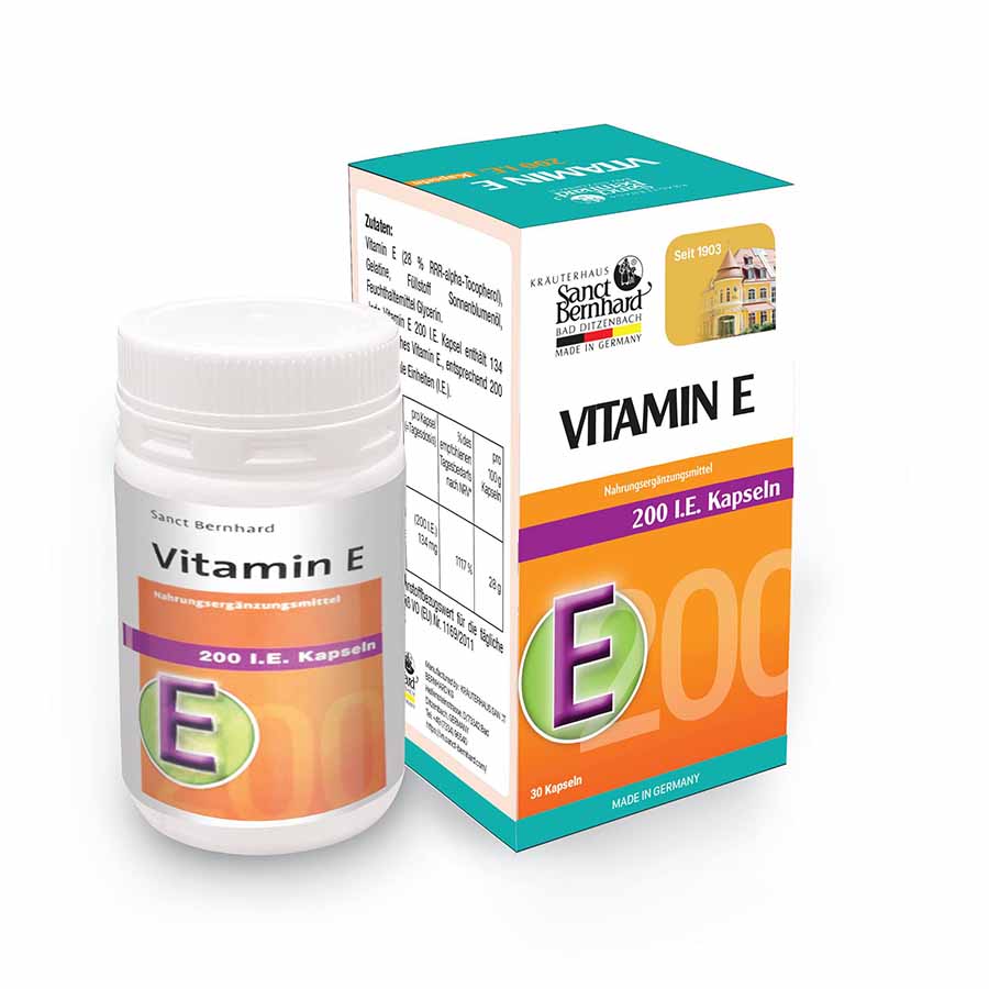 Viên nang ngăn ngừa lão hóa Vitamin E 200 Kapseln
